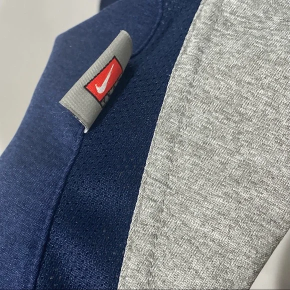 Nike Fit Dry Penn State Shirt Navy & Grey with Mesh Inserts Medium - Picture 5 of 12